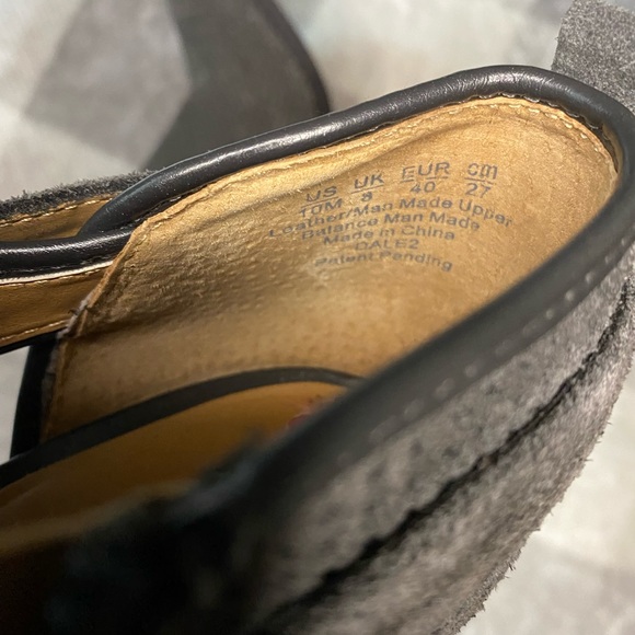 Franco Sarto Dale 2 Heeled Ankle Boot Gray Suede 10M - Picture 6 of 6